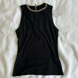 Generation Love Black Camila Chain Top